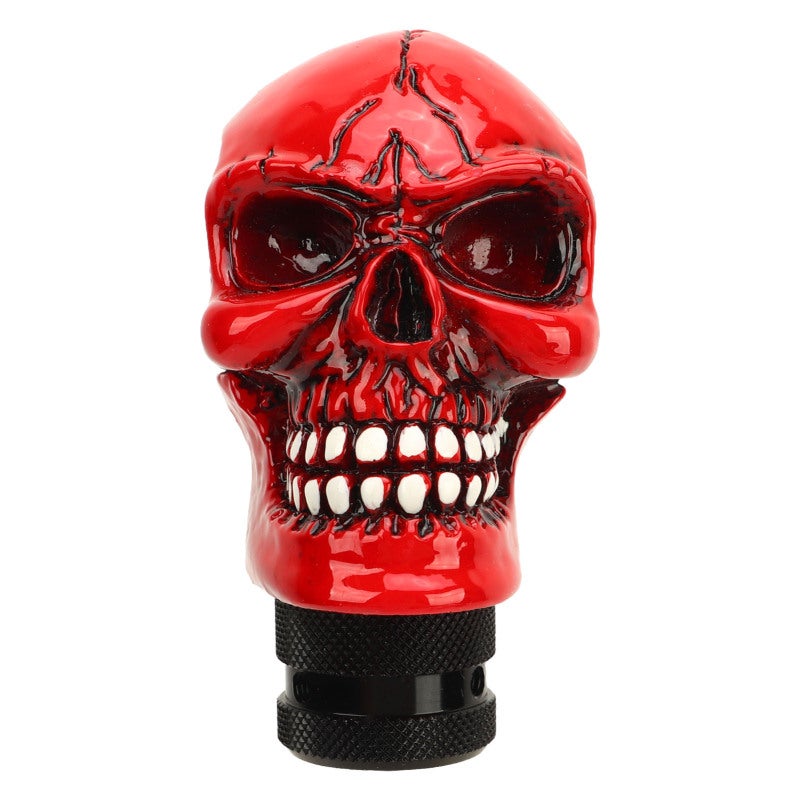Skull Gear Shift Knob Universal Resin Car Shifter Handle - Lightweight Skeleton Design Manual Lever Stick for All Manual Transmission Vehicles - Image 2