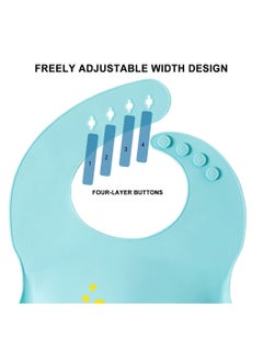 Muslin Tree 2-Piece Waterproof Silicone Baby Bibs  - Image 3