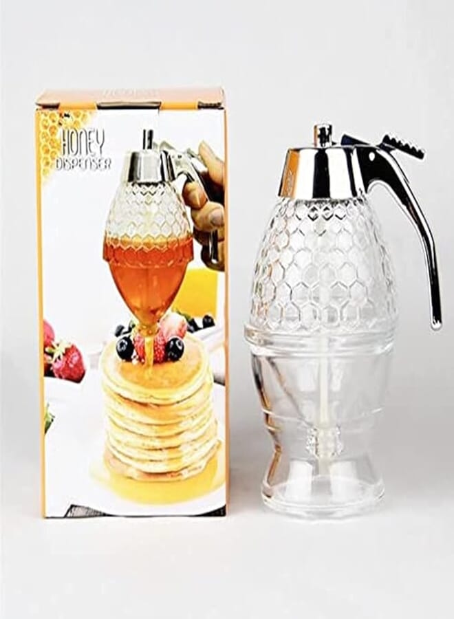 Spaceshoop generic Honey Dispenser, Acrylic Syrup Dispenser Container Squeeze Bottle Honey Jar Juice Dispenser Honey Bee Drip Bottle 3088TTyuturoaa63763