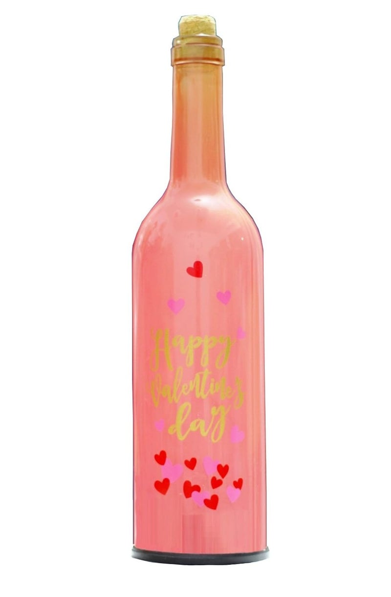 Lilone Glass LED Wine Bottle - Pink, Standard - Image 3