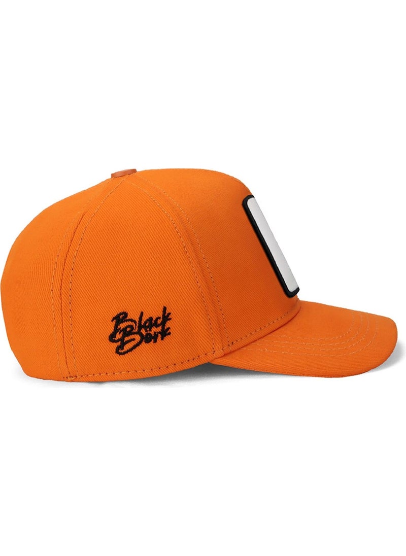 Black Börk Blackbörk V1 Baseball Kids Chameleon - 1 Neon Orange Kids Hat (Cap) with Code Logo  - Image 2