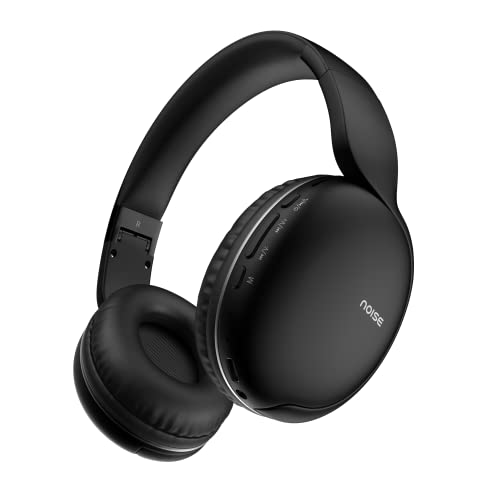 Noise Two Wireless On Ear Headphones with 50 Hours Playtime, Low Latency(up to 45ms), 4 Play Modes, Dual Pairing, BT v5.3 (Bold Black) - Image 1