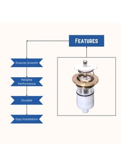 NEW WARE New Ware 14 Flush Valve Mechanism Metropole Flush Valve Piston Kit  - Image 3