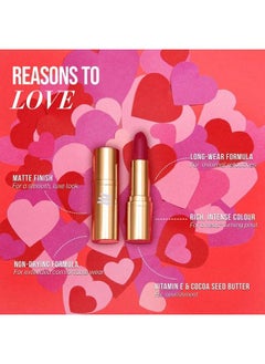 MyGlamm Treasure It Suede Matte Lipstick Love Triangle 4 Gm ; Long Lasting Matte Lipstick ; With Vitamin E And Cocoa Seed Butter ; Nondrying ; Crueltyfree & Vegan  - Image 5