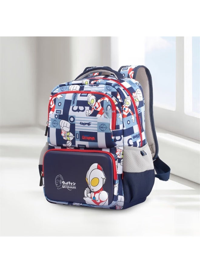 Yome Elementary School Backpack, Anime Cartoon Colorful Design, For Grades 1-4, Stress-relieving, For Boys And Girls, Children's Ultra-light Backpack, Navy Blue - Image 5