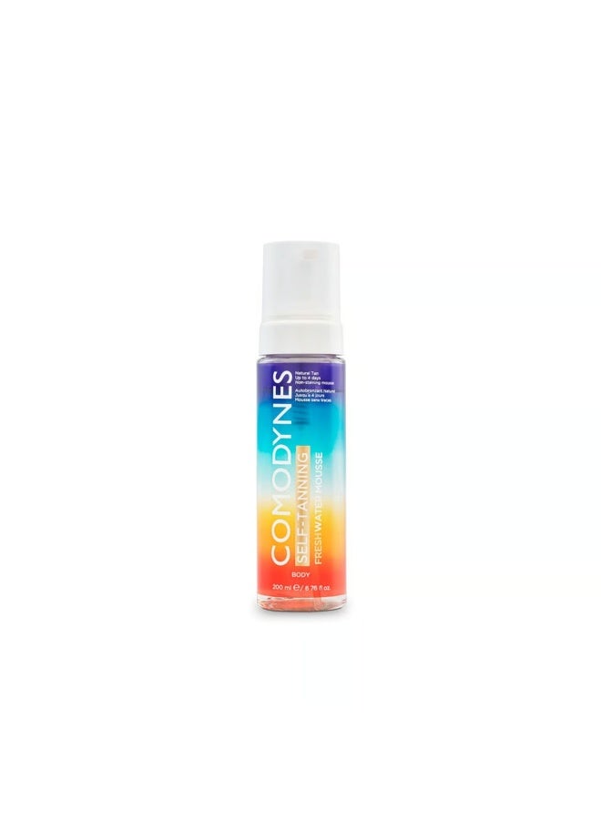 Comodynes Self-Tanning Body Fresh Water Mousse 200ml - Image 1
