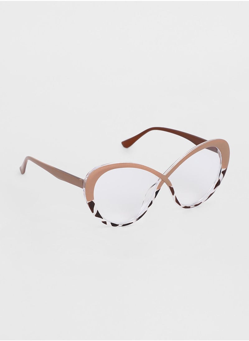 Haute Sauce The Ombre Twist Cateye Sunglasses - Buff Beige  - Image 5
