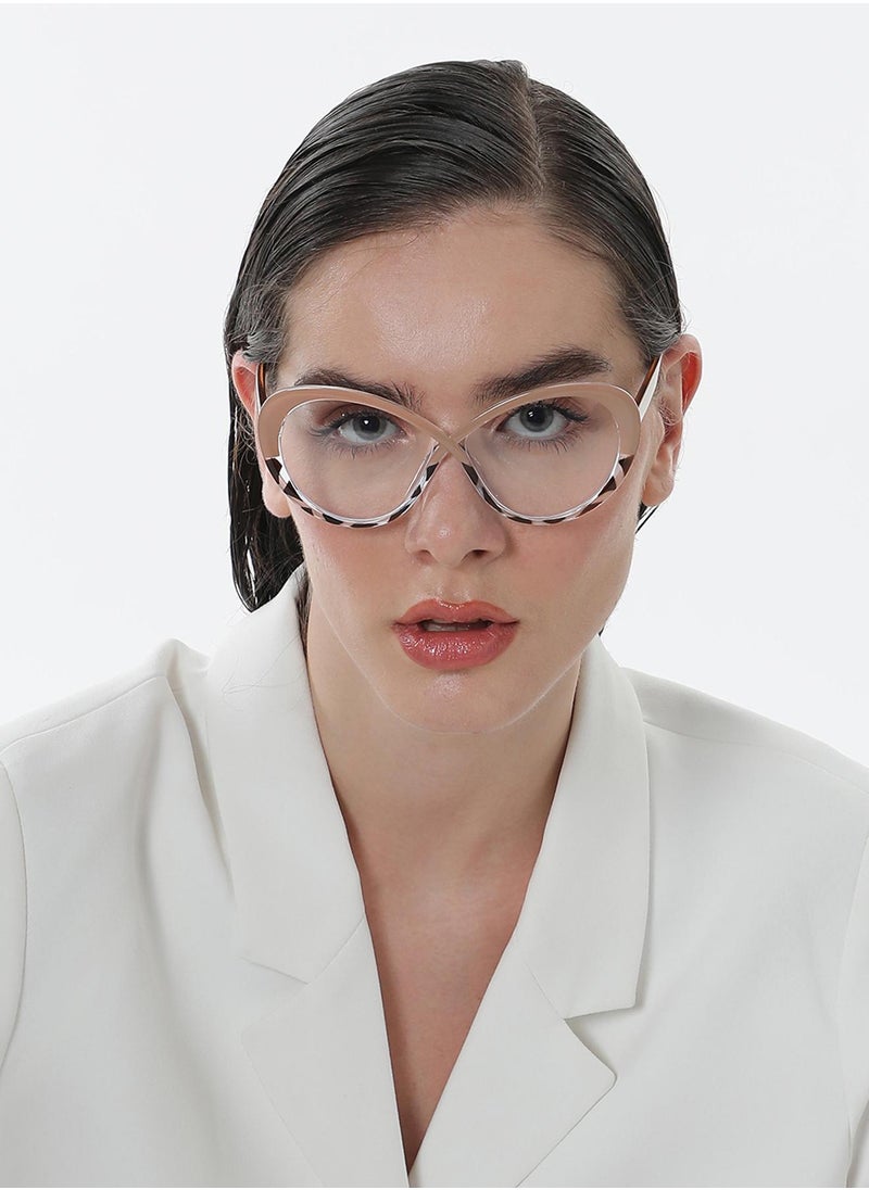 Haute Sauce The Ombre Twist Cateye Sunglasses - Buff Beige  - Image 3