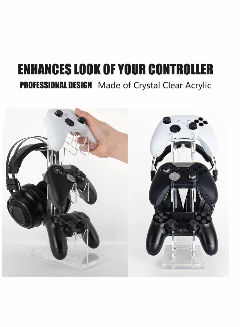 SOLARAE Gaming Accessories, Controller Holder, Dual Controller Stand, For Ps5 Ps4 Xbox, For Switch, For Gaming Accessories, Build Game Fortresses - Image 4