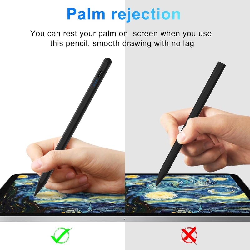 GLEVAR Digital Stylus Pen for Android â€“ Universal Touch Screen Pen â€“ Precision Fine Tip, Rechargeable Battery, Smooth Drawing & Writing, Perfect for Study, Work, and Design - Image 3