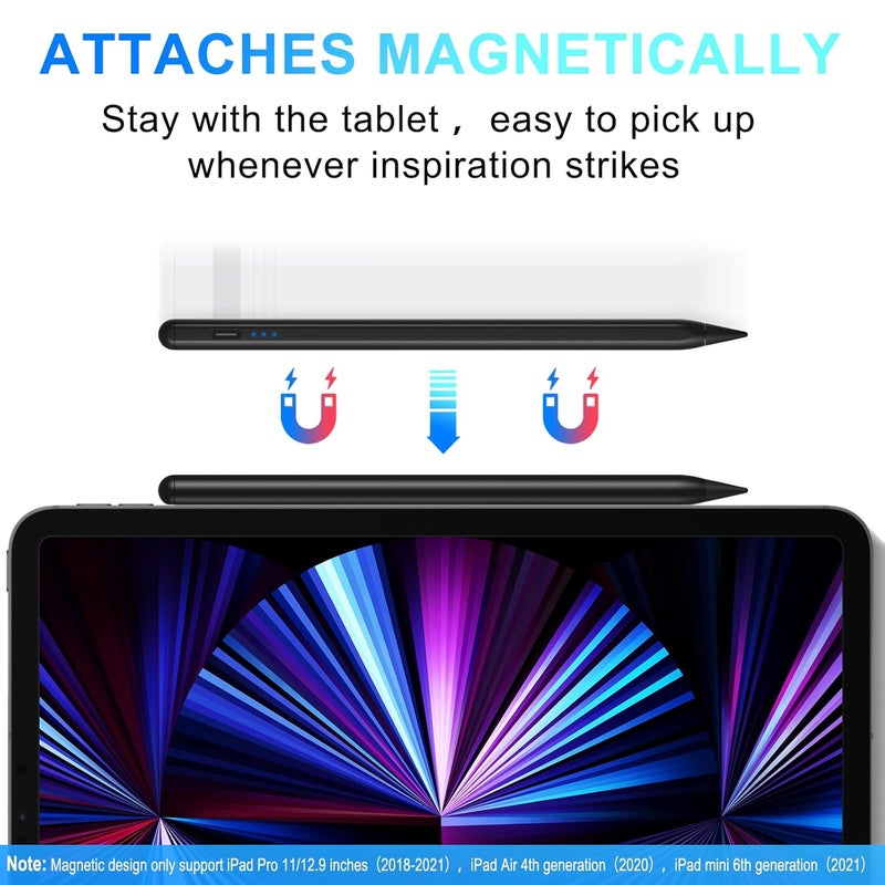 GLEVAR Digital Stylus Pen for Android â€“ Universal Touch Screen Pen â€“ Precision Fine Tip, Rechargeable Battery, Smooth Drawing & Writing, Perfect for Study, Work, and Design - Image 2