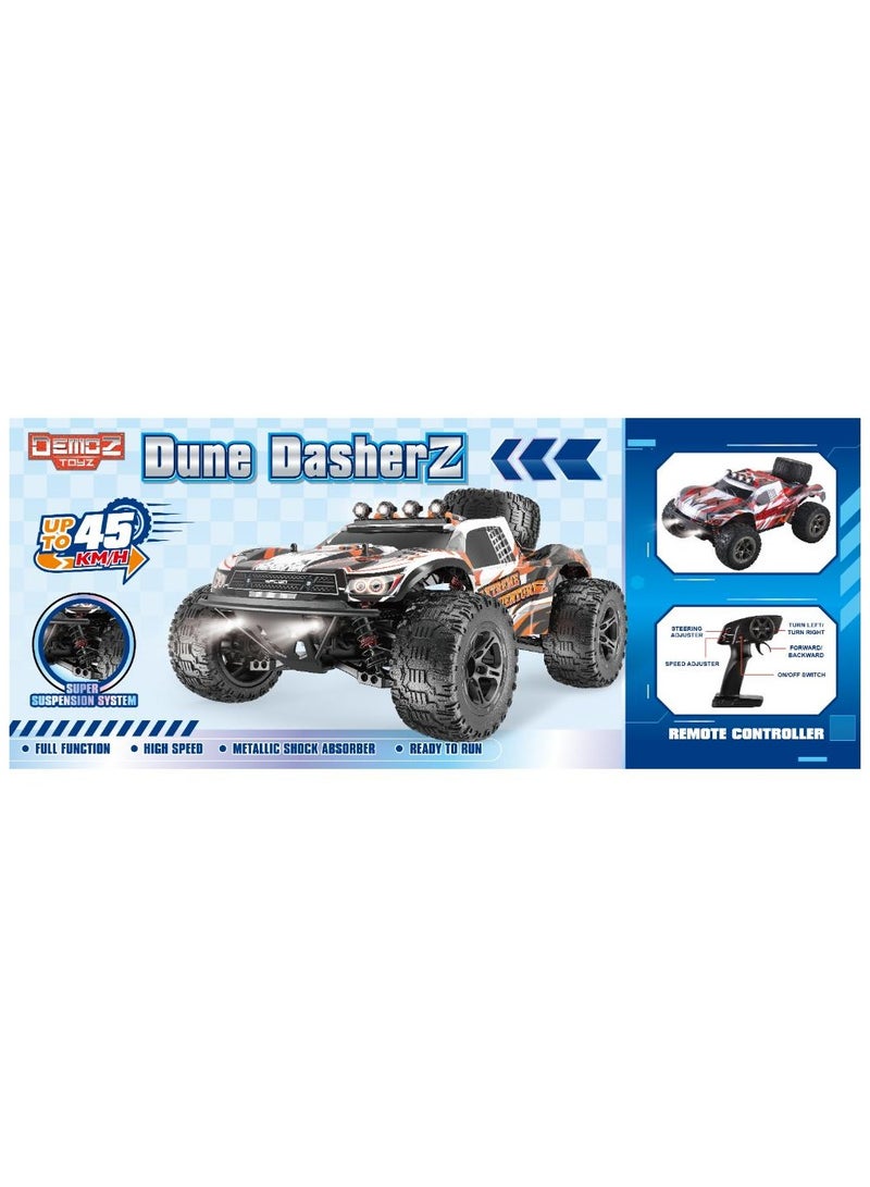 Power Joy Demoz Remote Control Vehicle Dune DasherZ 45Km/H 2.4G with Light, Assorted 1 Piece (Color May Vary) | Super Suspension Sytem | Buggy Car| Racing Car | Toy Vehicle | Off-road Car | Gift for Collectors and Kids - Image 3
