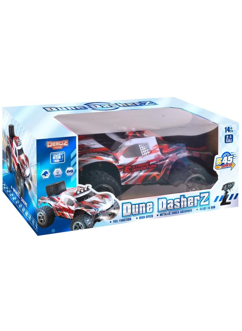 Power Joy Demoz Remote Control Vehicle Dune DasherZ 45Km/H 2.4G with Light, Assorted 1 Piece (Color May Vary) | Super Suspension Sytem | Buggy Car| Racing Car | Toy Vehicle | Off-road Car | Gift for Collectors and Kids - Image 4
