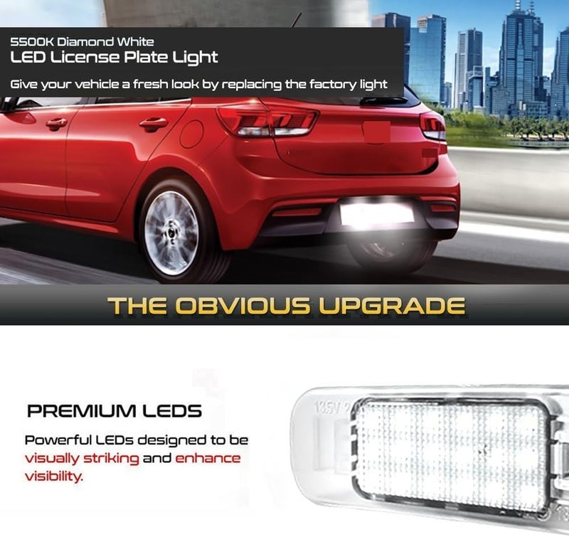 QASULER LED License Plate Light for Kia Rio - Image 3