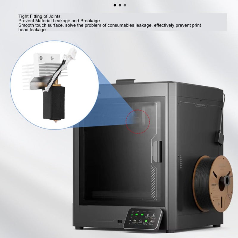 Professional Leakage Proof 3D Printer Hotend Kit with 0.4mm Bimetal Nozzle 60W Ceramic Heater - Image 5