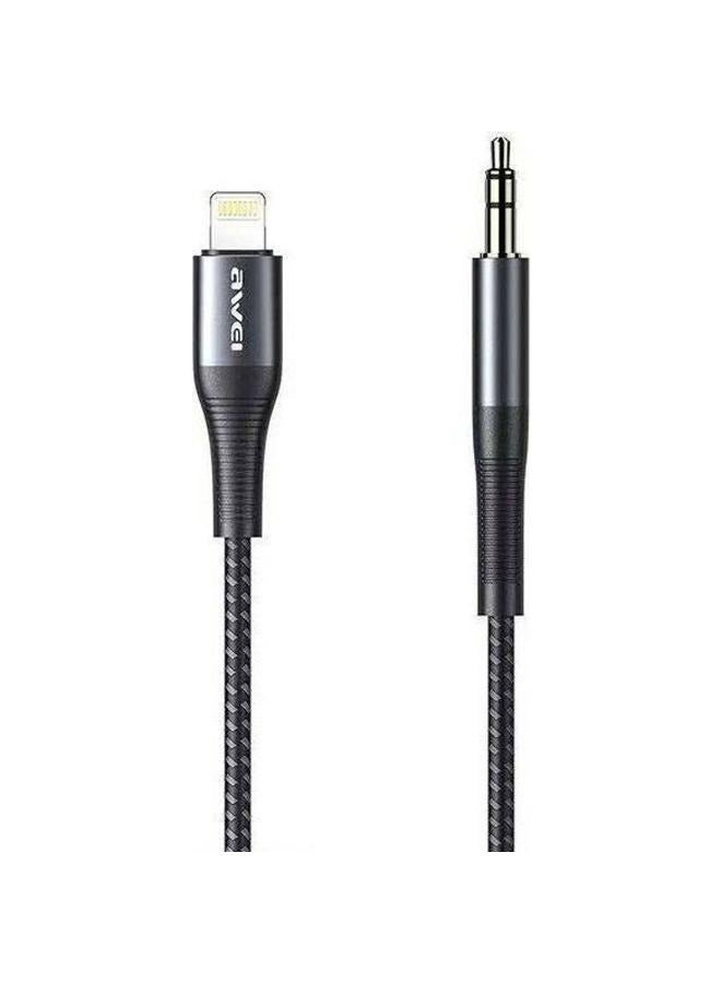 AWEI CABLE LIGHTNING CL-116L 1M NOIR - Image 2
