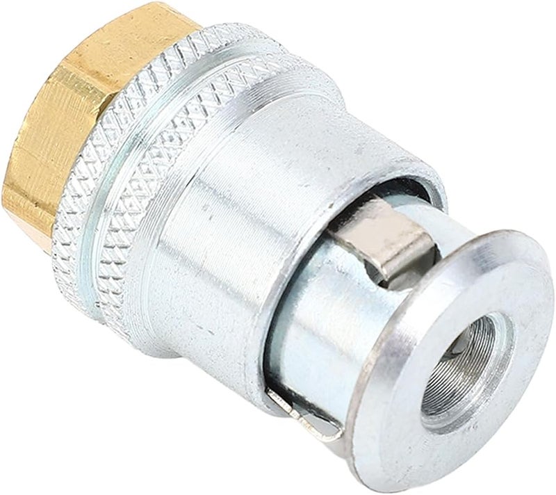 Brass Tire Inflator Chuck 1 4 Inch FNPT Quick Connect for Auto Vehicle Air Compression - Image 2