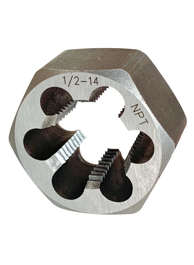 Kaimex NPT Pipe Hex Die Set 6 Pcs Cartbon Steel 1/8"-27 1/4"-18 3/8"-18 1/2"-14 3/4"-14 1"-11 1/2 - Image 3
