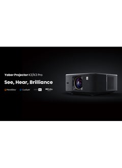 Yaber K3 Projector 1080p Resolution 1600 ANSI Lumens Brightness Dual 15W JBL Speakers with Dolby Audio Auto Focus  Keystone Correction Advanced Smart Features  - Image 3