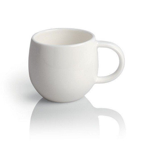 Alessi AGV29/76 All Time - Mocha Cup, Bone China, White, Set of 4 - Image 2