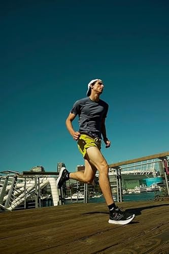 saucony جوارب ساكوني للرجال بتقنية راندراي الشبكية المريحة للأداء (6، 12 زوج) أسود (12 زوج) كبير - Image 5