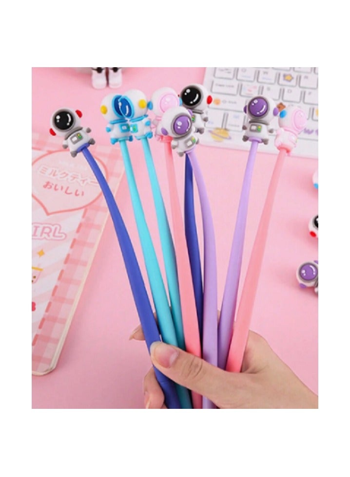Generic Spaceman Silicone Gel Pen Stand with Stand Cap: 48 Pens  - Image 1