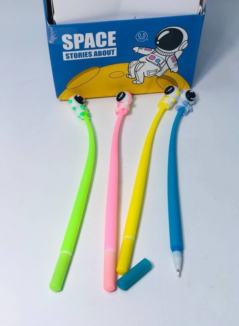 Generic Spaceman Silicone Gel Pen Stand with Stand Cap: 48 Pens  - Image 2