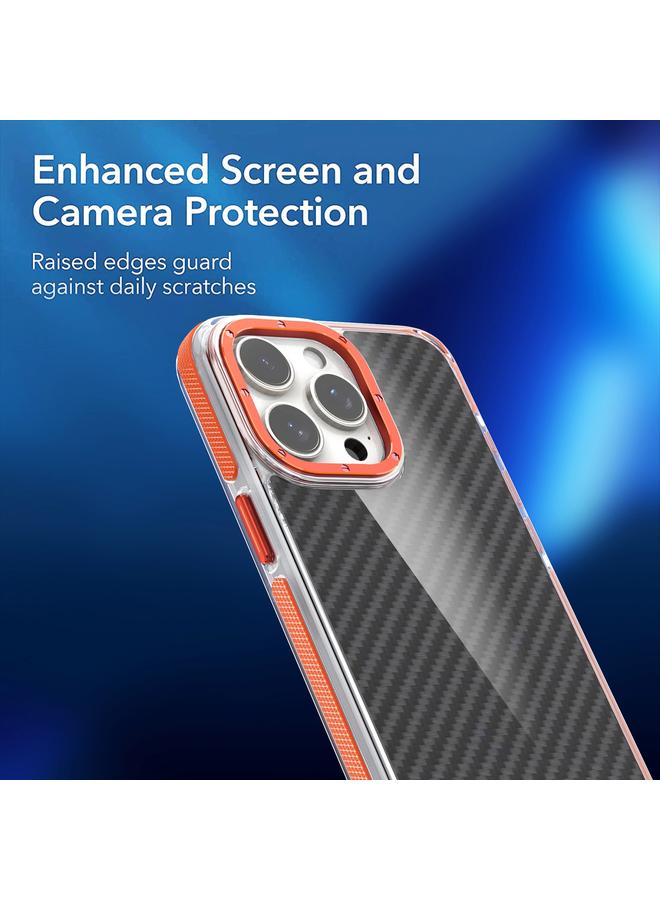 Zaboon Case For iPhone 13 Dual-Color Carbon Fiber Acrylic Hybrid TPU Phone Case - Image 4