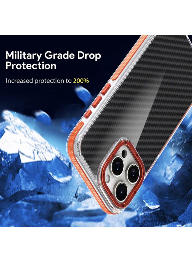 Zaboon Case For iPhone 13 Dual-Color Carbon Fiber Acrylic Hybrid TPU Phone Case - Image 5