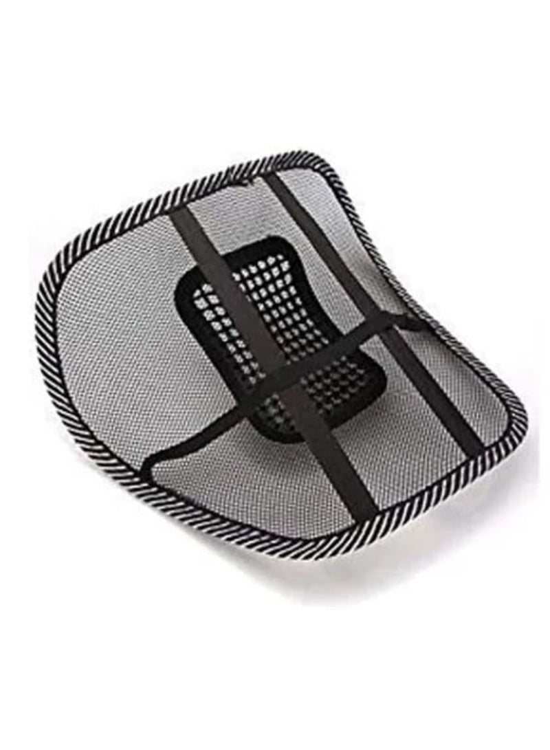 Yuwell Air Flow Lumbar Support Cushion Car Seat Supports Cushion Waist Pad Comfortable Mesh Chair Relief Lumbar Back Pain Support Car Cushion Office Seat Chair - Image 1
