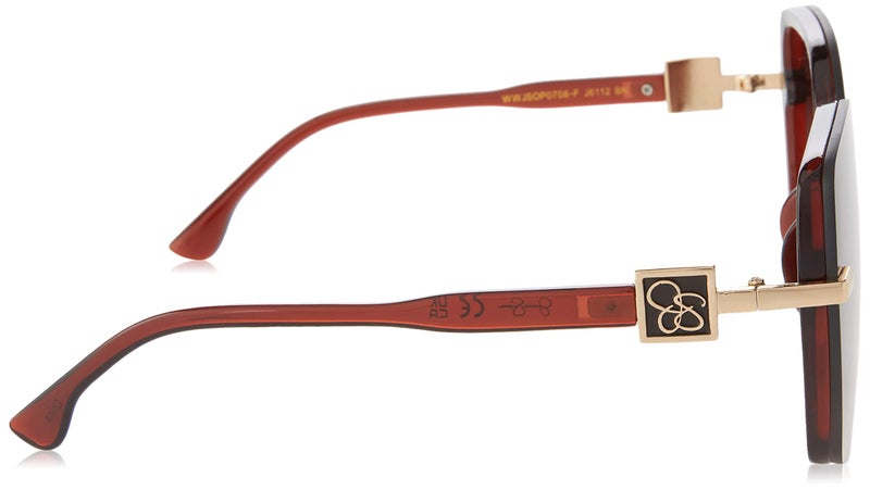 Jessica Simpson Womens J6112 Oversized Square Sunglasses With 100% Uv Protection. Glam Gifts For Her, 64 Mm, Brown, 64 Mm US - Image 3