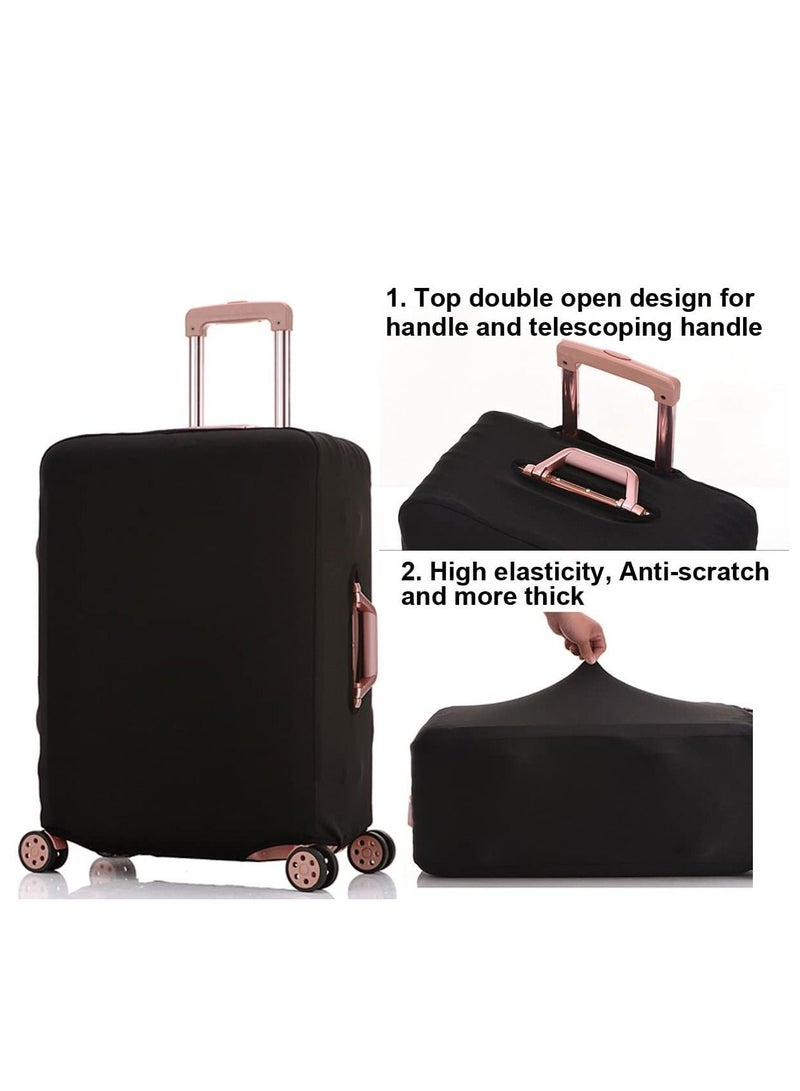 شو وو غطاء حماية سميك لحقيبة الأمتعة أثناء السفر، ينطبق على حافظات بمقاس 26-28 بوصة، وإكسسوارات السفر - Image 4