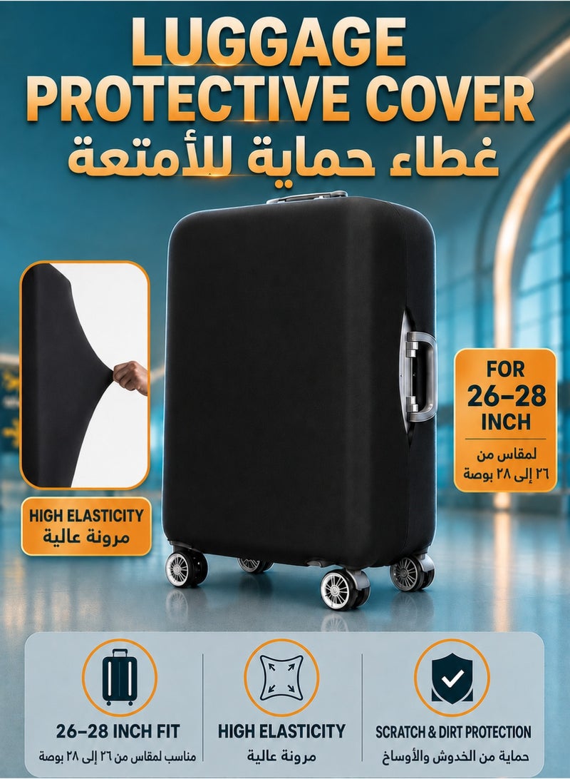 XiuWoo Thicken Travel Protective Luggage Suitcase Protective Cover, Apply To 26-28 Inch Cases, Travel Accessories - Image 1
