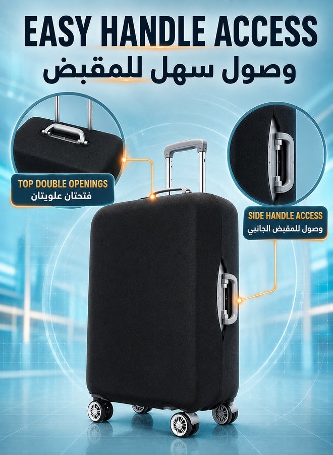 XiuWoo Thicken Travel Protective Luggage Suitcase Protective Cover, Apply To 26-28 Inch Cases, Travel Accessories - Image 3