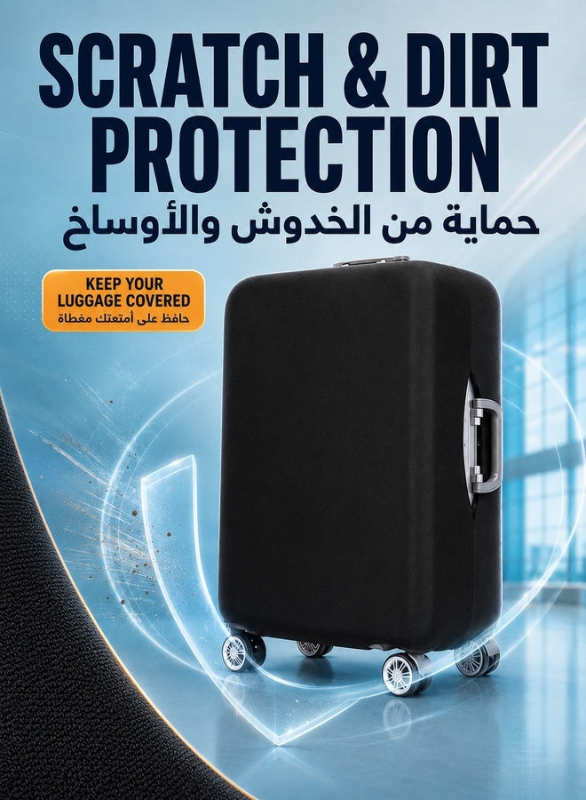 XiuWoo Thicken Travel Protective Luggage Suitcase Protective Cover, Apply To 26-28 Inch Cases, Travel Accessories - Image 4
