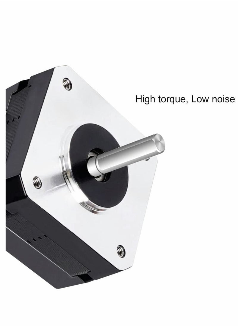KASTWAVE Nema17 Stepper Motor Bipolar 42 Motor 4-Lead Wire with 1m Cable (1Pack, 23mm )  - Image 3