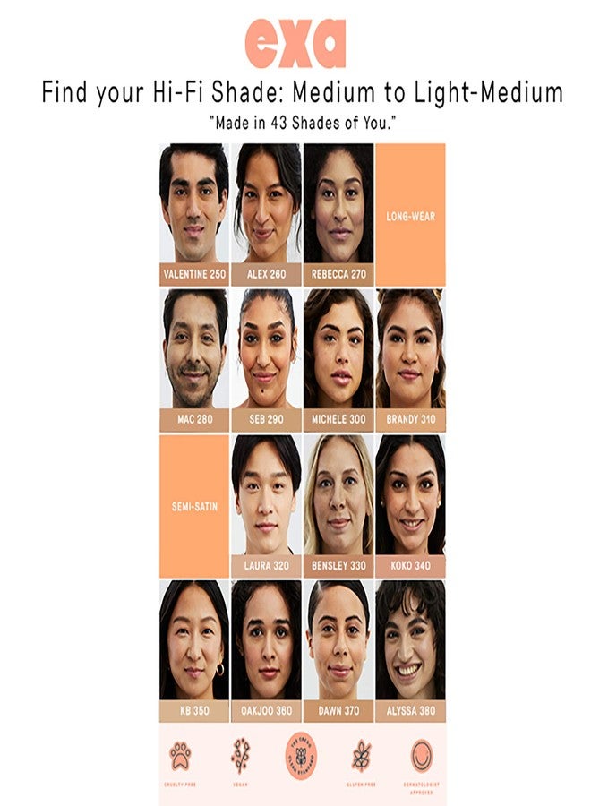 Exa Beauty - Natural High Fidelity Foundation | Clean, Vegan, Cruelty-Free Makeup (KB 350) - Image 4