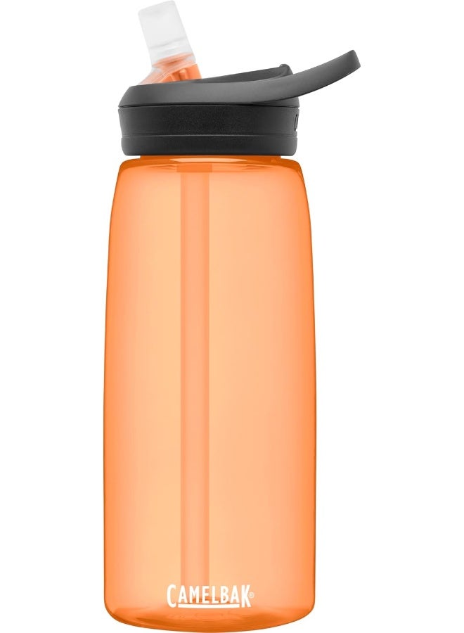 كاميلباك زجاجة CamelBak Eddy+ بسعة 32 أونصة – Tritan Renew، غطاء قش، Desert Sunrise، مقاومة للانسكاب - Image 1
