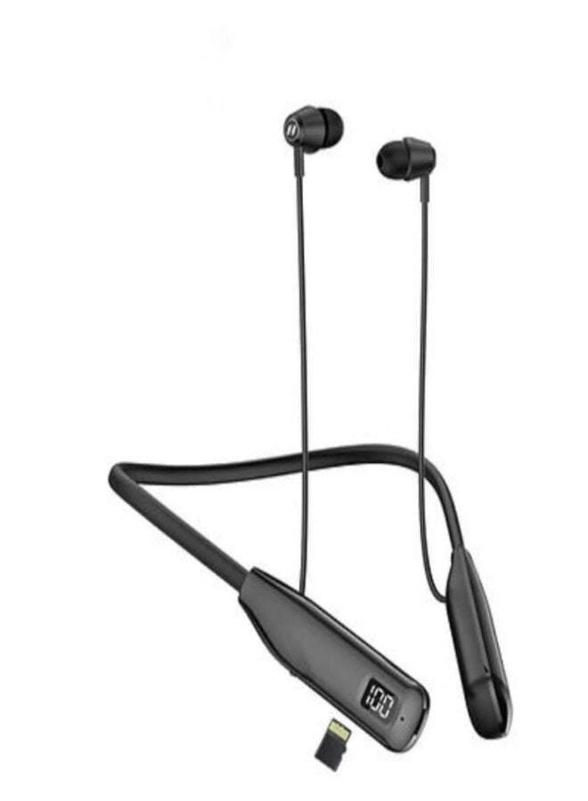 Haino Teko Haino Teko HN-120 Neckband Bluetooth Headphone, 5.3 Inch, Sweatproof, 2.4-2.480GHz Frequency, 20M Working Distance, Built-in Microphone, 120H Working Time, Black | HN-110 - Image 3