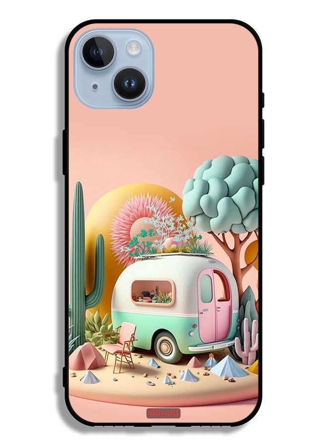 Tolwak Apple iPhone 14 Plus Protective Case Senercy Art - Image 2