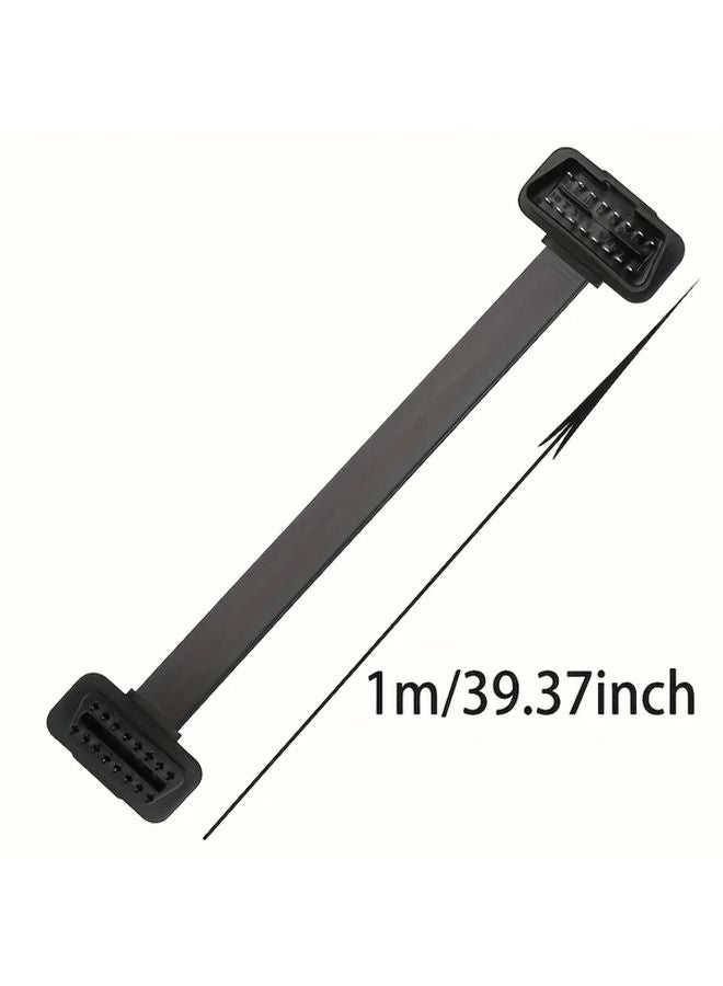 1pc OBD2 Extension Cable 16Pin OBDII Adapter For Car Engine ECU Diagnostic Repair - Image 3