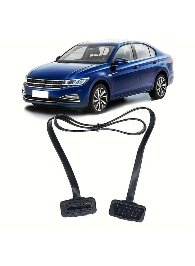 1pc OBD2 Extension Cable 16Pin OBDII Adapter For Car Engine ECU Diagnostic Repair - Image 4