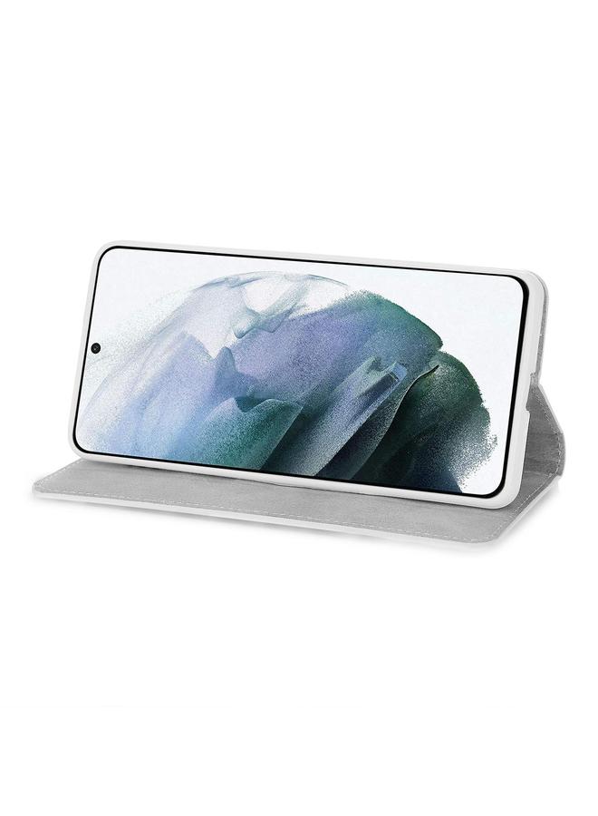 اس-توب جراب لهاتف Samsung Galaxy A36 5G مصنوع من الجلد اللامع مع طبقة من البودرة - Image 5