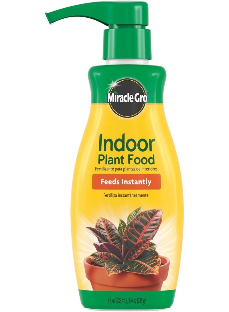 ميركل-جرو Indoor Plant Food, Liquid Plant Food for Houseplants, Snake Plants, Peace Lilies, Flowers, Vegetables, Herbs and More, 8 oz. - Image 1