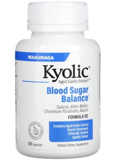 Aged Garlic Extract, Blood Sugar Balance, 100 Capsules
