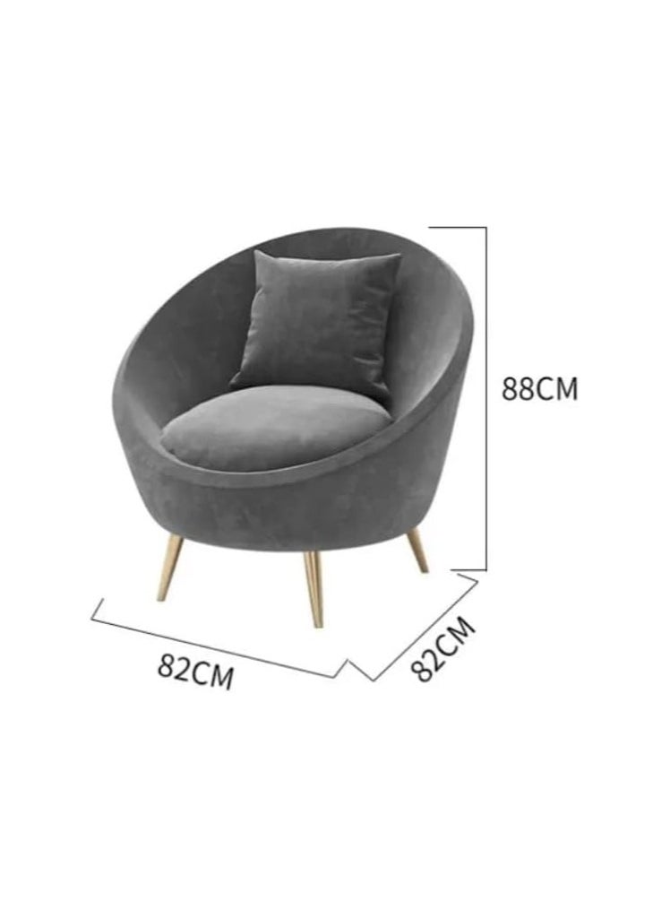 good luck foam factory - Business Luxury Velvet Loveseat Sofas Hotel Arc Shape Upholstered Modern Couch - Image 1