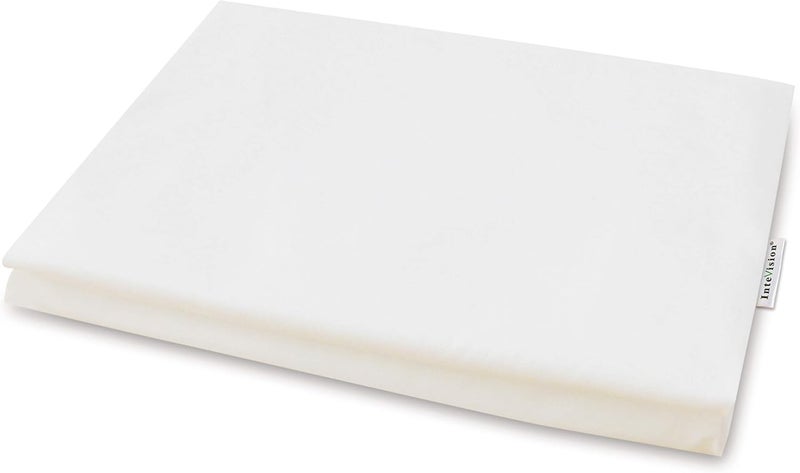 InteVision 400 Thread Count, 100% Egyptian Cotton Pillowcase. Designed to Fit The 7.5" Version of The Foam Wedge Bed Pillow (26" x 25" x 7.5") - Image 1