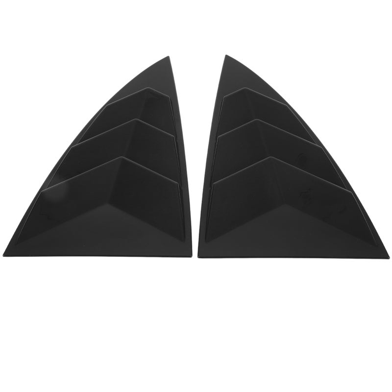 Side Window Spoiler Cover Varnish Black Replacement For Tesla Model Y 2021-2023 - Durable ABS Protection Side Window Louver - Cool Style Air Vent Shade For Car Exterior - Image 4