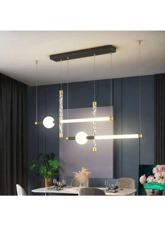 Best Power Modern Dimmable Chandelier 6838 LED Pendant Lights Indoor Lighting Hanging Lamp ideal choice for living rooms, dining areas, or bedrooms  - Image 1