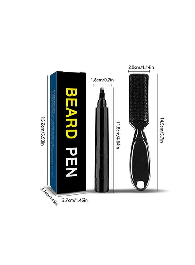 East Moon Beard Pencil Filler for Men（Dark Brown） - Image 5